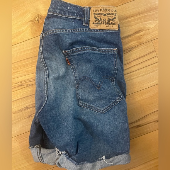 Levi’s 505 Stretch Denim Shorts (Orange Tag) - Picture 1 of 3